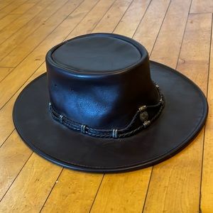 Minnetonka Leather Hat